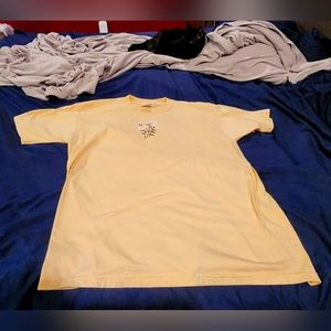 L Female yellow short-sleeve T-shirt from Jerzees